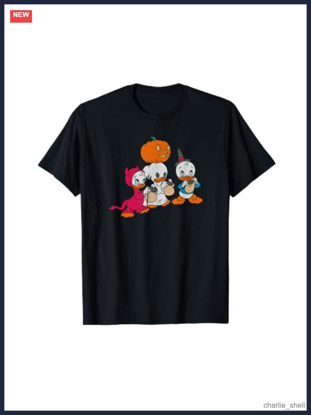 Disney DuckTales Halloween Trick Or Treat Costume Portrait T-Shirt